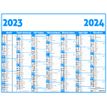 3664447138503-Calendrier Classique - 7 mois par face - 32 x 42 cm - Oberthur-P_405132153_1-0