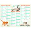 Oberthur Arc En Ciel Chatons - kalender - 430 x 335 mm