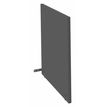 Burocean Ola - Zijpaneel receptiebalie - hout, onderdeelplank, melamine - grijs
