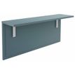 Burocean Ola - Receptionist desk shelf - rechthoekig - kleiblauw - parelwit basis