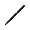 0404051330947-Parker Vibrant - Stylo plume noir - pointe fine - bague orange vif-P_405133094_1-0