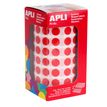 8410782048534-APLI kids - Gommettes rondes - 1,05 cm de diamètre - rouges--0
