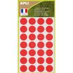 APLI - colored labels - 15 mm rond (pak van 168)