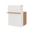 Gautier office ZOOM HOME - component receptiebalie - recht - gestructureerd eiken