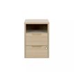 3483600819550-Caisson mobile ABSOLU - Profondeur 60 cm - 2 tiroirs/1 niche - Chêne structuré-P_405137463_1-0