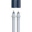 Schneider Paint-It 040 - navulcassette markeerstift - blauwgrijs (pak van 2)