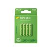 4891199212659-GP ReCyko batterie - 4 piles alcalines - AAA LR03-P_405142410_3-0
