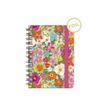 LEGAMI - dagagenda met spiraal - 2024 - klein - 85 x 130 mm - 352 pagina's - bloemen