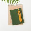 3660942082822-Porte-stylo Denim avec élastique - 3,5 x 15,5 cm - Moutarde - Exacompta-P_405147036_2-1