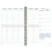 3660942082785-Agenda spiralé Kaa All in One - 1 semaine sur 2 pages - 15 x 21 cm - camel - avec carnet -P_405147049_3-2