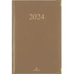 Agenda Kiev - 1 semaine sur 2 pages - 22 x 30 cm - taupe - Oberthur