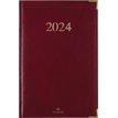 Agenda Kiev - 1 semaine sur 2 pages - 22 x 28 cm - bordeaux - Oberthur