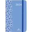 3664447153674-Agenda Anahita - 1 semaine sur 2 pages - 10 x 15 cm - floralie bleu - Oberthur-P_405148989_1-0