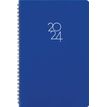 Agenda à spirale Portland - 1 semaine sur 2 pages - 17 x 24,5 cm - bleu - Oberthur