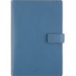 Agenda à spirale Milano - 1 semaine sur 2 pages - 17 x 24,5 cm - bleu denim - Oberthur