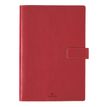 Agenda Milano - 1 semaine sur 2 pages - 17 x 24,5 cm - rouge - Oberthur