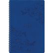 Agenda à spirale Primrose - 1 semaine sur 2 pages - 17 x 24,5 cm - bleu marine - Oberthur