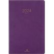 Agenda Eton - 1 semaine sur 2 pages - 17 x 24,5 cm - violet - Oberthur