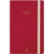 Agenda Eton - 1 semaine sur 2 pages - 13 x 21 cm - rouge - Oberthur
