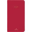 Agenda Eton - 1 semaine sur 2 pages - 9,5 x 17 cm - rouge - Oberthur