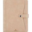 Agenda à spirale Davos - 1 semaine sur 2 pages - 22 x 28 cm - beige - Oberthur