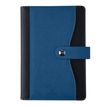 Agenda à spirale Davos - 1 semaine sur 2 pages - 17 x 24,5 cm - bleu - Oberthur