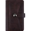 Agenda de poche spiralé Davos - 1 semaine sur 2 pages - 9,5 x 17 cm - marron - Oberthur