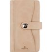 Agenda de poche spiralé Davos - 1 semaine sur 2 pages - 9,5 x 17 cm - beige - Oberthur