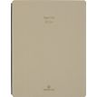 Agenda Stan - 1 semaine sur 2 pages - 19 x 24,5 cm - taupe - Oberthur