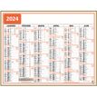 3664447154541-Calendrier Classique - 6 mois par face - 7,7 x 10,6 cm - Oberthur-P_405149375_1-0