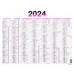 3664447154725-Calendrier Fluo - 7 mois par face - 21 x 26,5 cm - rose - Oberthur-P_405149390_2-1