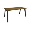 Burocean Steely - bureau - rechthoekig - walnoot