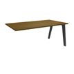 3253310341081-Bureau simple STEELY - L160 cm - Bureau suivant - Pieds carbone - plateau imitation noyer-P_405150749_1-0