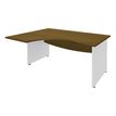 Burocean Dual - bureau - L-vormig (links) - walnoot