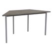 Burocean Réunion - Tafel - trapezoïde - grijs eiken - antraciet basis