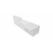 3617350000245-Module d'accueil PMR GUEST - extrémité gauche - L100 x H74 cm - corps blanc plateau blanc (habil-P_405153291_2-1