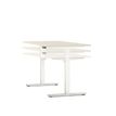 3617350004281-Bureau électrique AXEL -  bureau assis/debout  - L160 cm - plateau imitation chêne clair-P_405153362_2-1