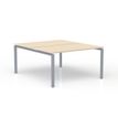 Eol Conect - bureau - rechthoekig - wit esdoorn