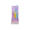 8410782195405-APLI - Surligneur double pointe - non permanent - jaune, bleu pastel, rose (pack de 30)-P_405154109_4-1