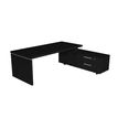 Artarredi Flora - bureau - rechthoekig - zwarte as