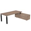 Artarredi Flora - bureau - rechthoekig - scheefkelk kers