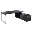 Artarredi Flora - bureau - rechthoekig - zwarte as