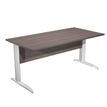 7331920000843-Bureau droit Trend - L160 - Pieds métals - plateau imitation frêne Toscane - pied alu-P_405165624_1-0
