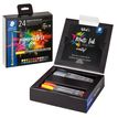 4007817096963-STAEDTLER Pigment brush 371 - 24 feutres pointe pinceau - couleurs assorties - encre Multi-P_405177291_3-2
