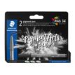 4007817099414-STAEDTLER Pigment pen 379 - 2 feutres - pointe ogive 1 mm - noir intense-P_405177295_1-0
