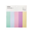 093573411885-Cricut Smart Paper - Carte d'autocollants - 10 feuilles - lilas pastel, menthe pastel, bleu poudré pastel, pétale pas-P_405181218_1-10