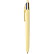 3086123739710-BIC 4 COULEURS - Stylo à bille 4 couleurs - 1 mm - pastel jaune-P_405184162_1-0