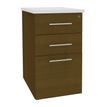 3253310249868-Caisson HT bureau - steely/stelly manager - Profondeur 60 cm - noyer - top blanc perle -P_405185167_1-0