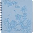 3664447204963-Agenda à spirale Primrose - 1 semaine sur 2 pages - 16,5 x 16,5 cm - corail - Oberthur--0