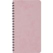 3664447205007-Agenda de poche spiralé Primrose - 1 semaine sur 2 pages - 9,5 x 17 cm - rose - Oberthur--0